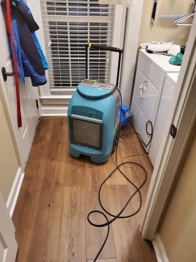 Commercial dehumidifier deployed for Flood Damage Cleanup in Rogersville